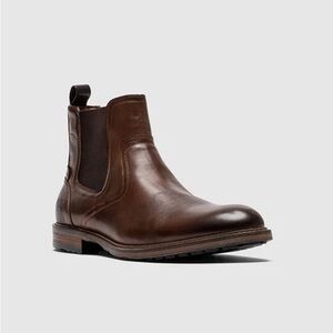 NWOT Rodd & Gunn Men’s Dargaville Chelsea Boot Amaretto Brown Size 40 Or US 7